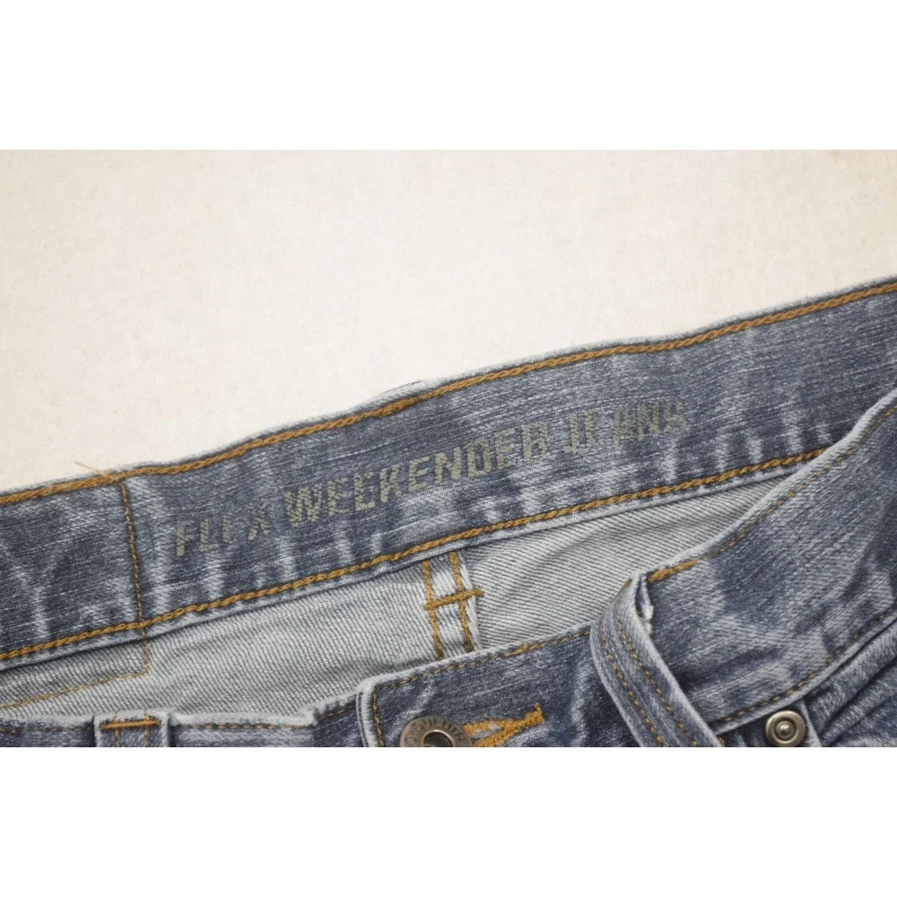 Duluth Trading Co Flex Weekender‎ Jeans Blue Stretch Relaxed Fit Mens 34 x 33*